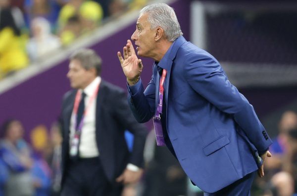 Tite brazil szövetségi kapitány maximálisan elégedett lehetett a látottakkal a Szerbia elleni csoportmeccs után.<br /> Fotó: MTI/EPA/Ronald Wittek