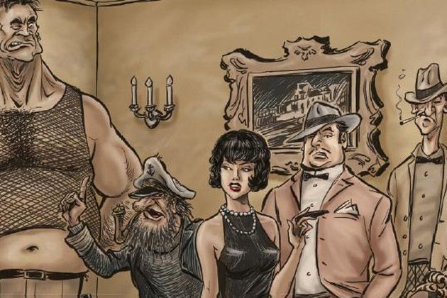 Melyikük Jonny? - Korcsmáros Pál zseniális képregénye Rejtő Jenő művéből / Forrás: Cultura.hu