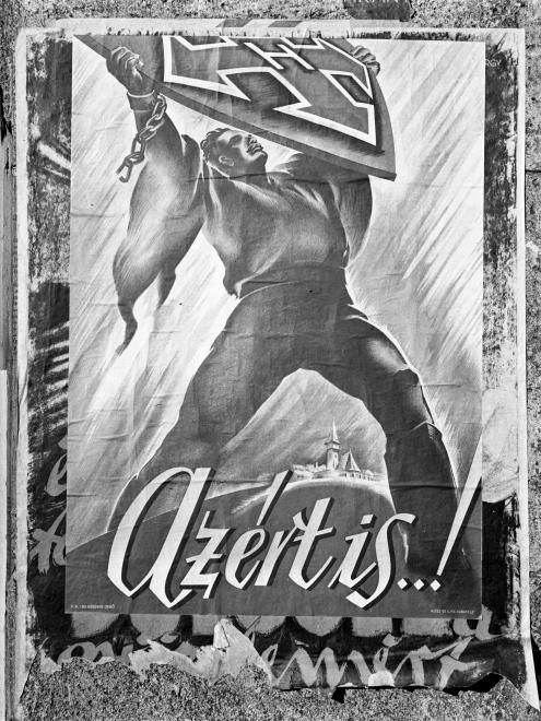 Hungarista plakát / Forrás: Fortepan.hu