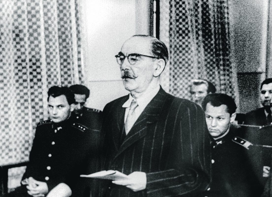 Nagy Imre a tárgyaláson / Forrás: Magyaridok.hu