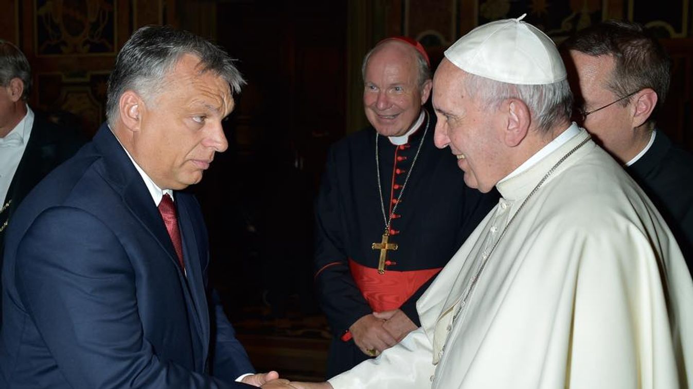 Orbán Viktor audiencián találkozott Ferenc pápával