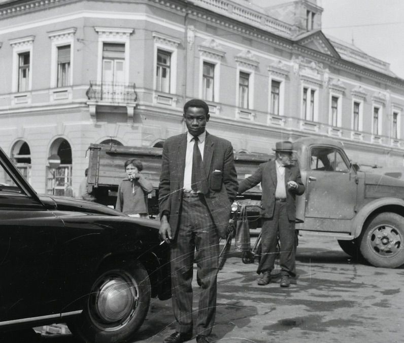 Debrecen, 1964: Seidu Indirishu Seini ghánai újságíró, a Nemzetközi Újságíró Szervezet és a Magyar Újságírók Országos Szövetsége által szervezett újságíró tanfolyam egyik résztvevője / Fotó: Fortepan.hu, ad.: Kotnyek Antal