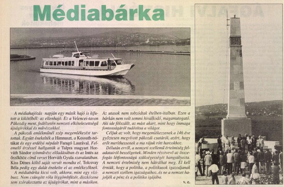 Médiabárka / Forrás: Magyar Fórum/ Arcanum.hu