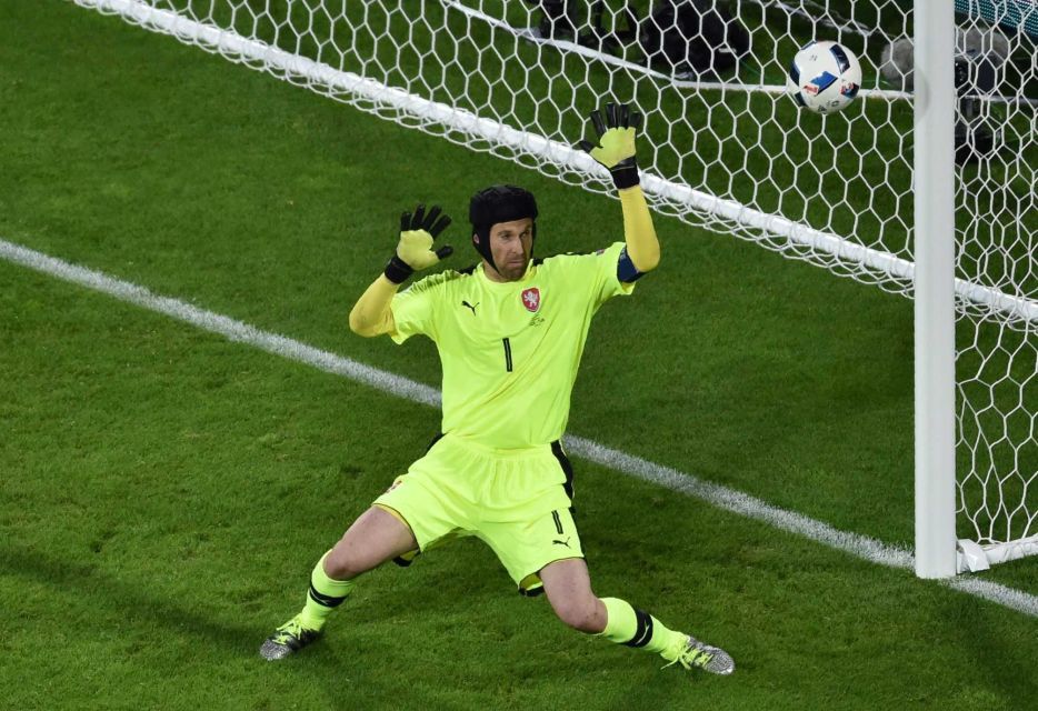 Petr Čech a 21. Eb-gólját is megkapta ma este – ez új rekord (kép: newsday.com)