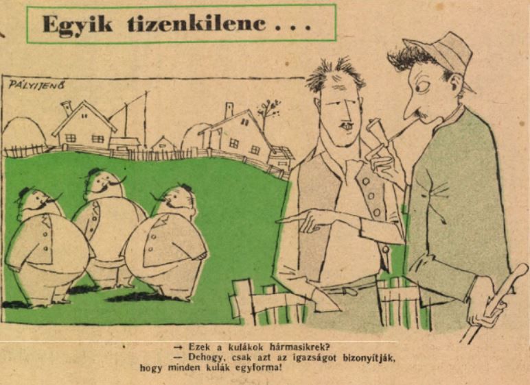 Karikatúra a Ludas Matyiból / Forrás: Arcanum.hu