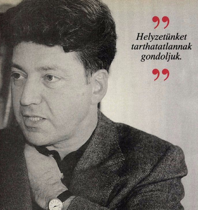 Mi is annak gondoltuk. Pető-interjú a 168 órában / Forrás: Arcanum.hu