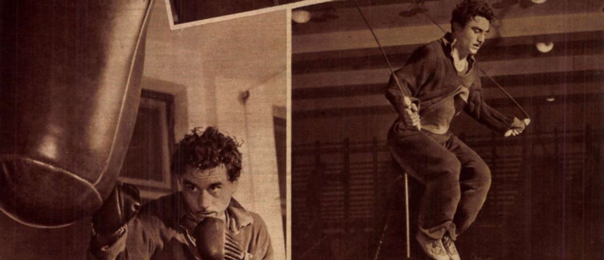 Papp László készül, Hemző Károly fotói / Forrás: Érdekes Újság, 1957, Arcanum