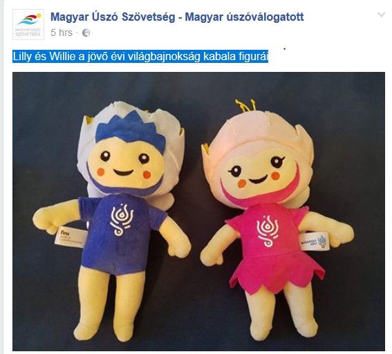Már Willie Willy helyett? / Forrás: Facebook