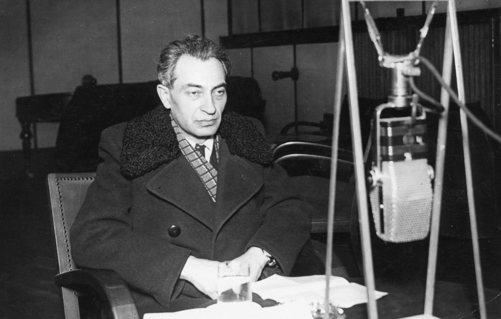 Gerő Ernő elvtárs 1955-ben / Fotó: Fortepan.hu, RTV