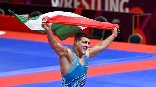 Losonczi Dávid visszavágott ellenfelének a párizsi olimpiai vereségért, és Európa-bajnok lett Somorján! Fotó: a Magyar Birkózók Szövetsége hivatalos Facebook-oldala