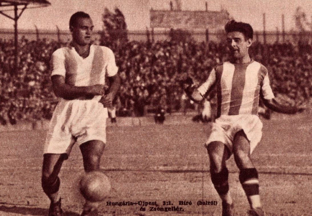 Bíró és Zsengellér, a kor két legendája / Fotó: Képes Sport/Arcanum.hu