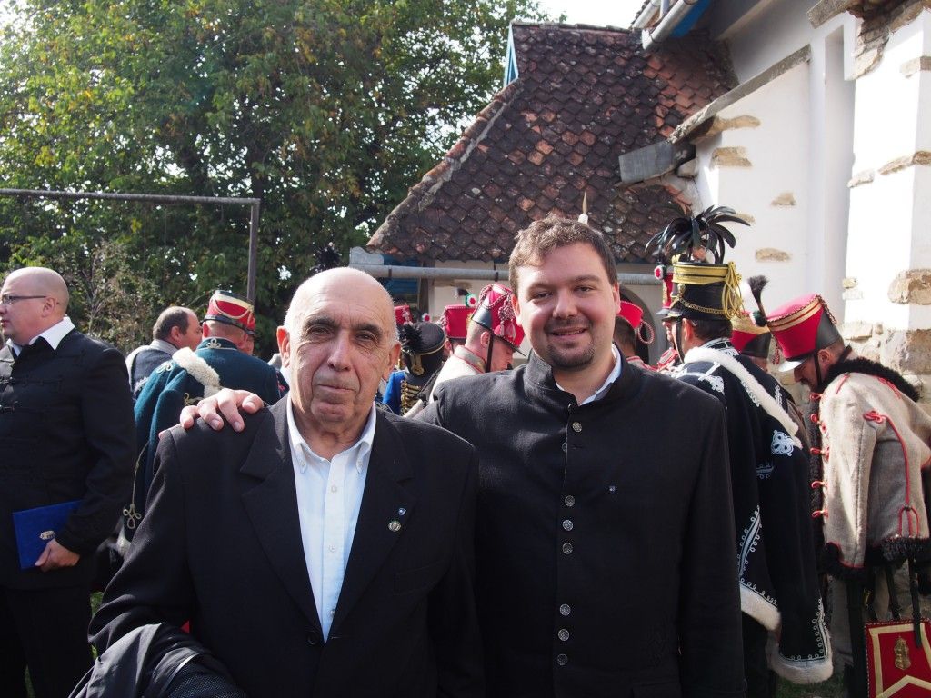 A szerző és Huth Gergely Oklándon, az avatás után