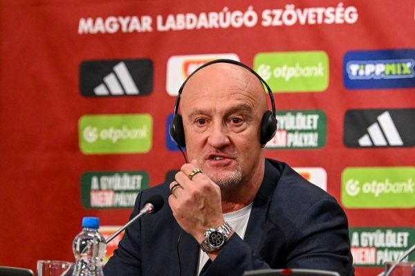 Marco Rossi szövetségi kapitány alaposan belenyúlt a keretbe a szeptemberi Nemzetek Ligája-mérkőzésre készülve.<br />Fotó: MTI/Illyés Tibor