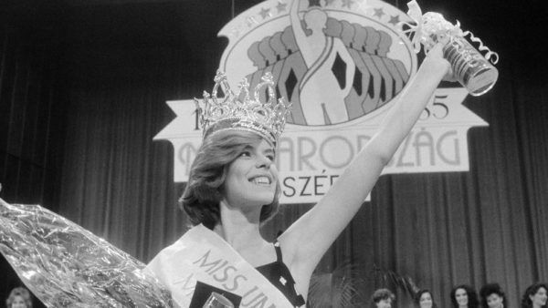 Molnár Csilla, az 1985-ös szépségverseny győztese / Fotó: MTI