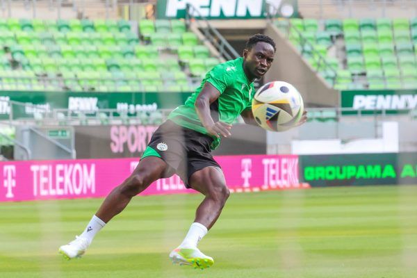 Adama Traoré mesterhármassal köszönt be az idei BL-sorozatba. Fotó: a Ferencváros hivatalos Facebook-oldala
