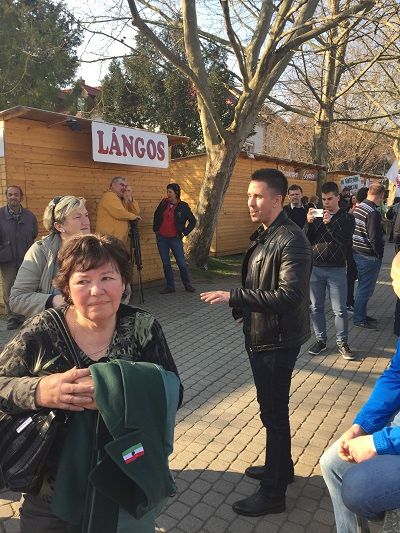 Czeglédy Csaba Tapolcán, Orbán Viktor tegnapi fórumán.