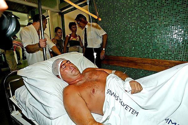 Szász Károly feldobta a Pannonplast-ügyet. Röviddel később, 2003. június 16-án hajnalban máig ismeretlen személyek egy bottal összeverték - Fotó: Népszabadság