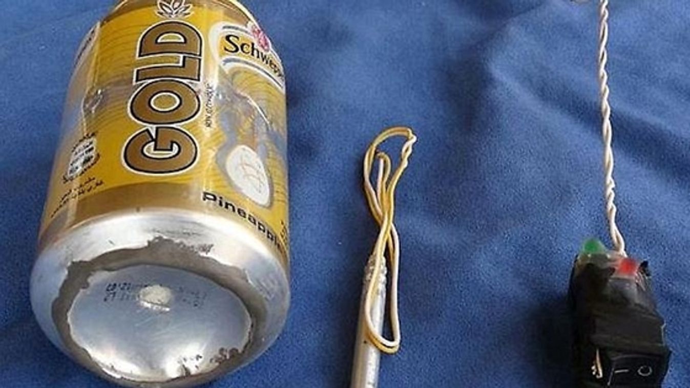 Üdítősdobozba rejtett bomba robbanhatott az orosz gépen