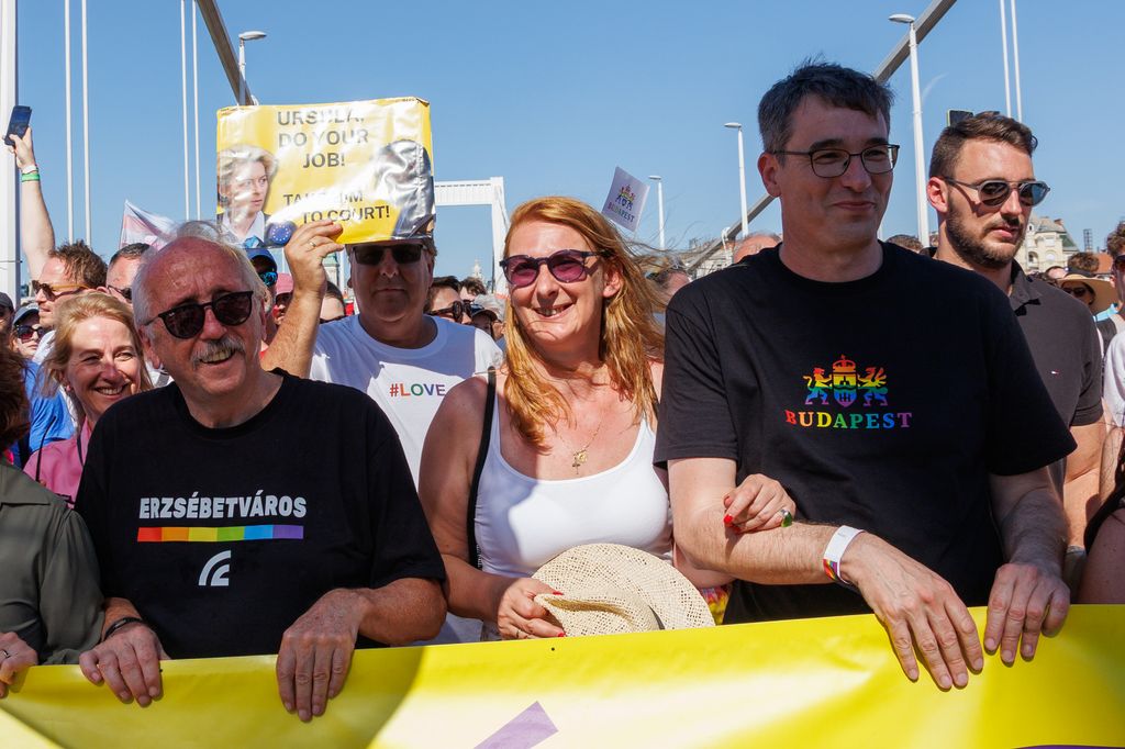 20250628 -- Budapest Pride, LMBTQ, Niedermüller Péter, Karácsony Gergely // fotó: Hatlaczki Balázs