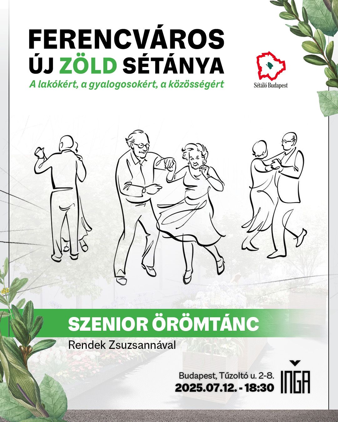 Ezt valóban nem lehet máshol megrendezni, csak az autók helyén. (kép: Sétáló Budapest/Facebook)
