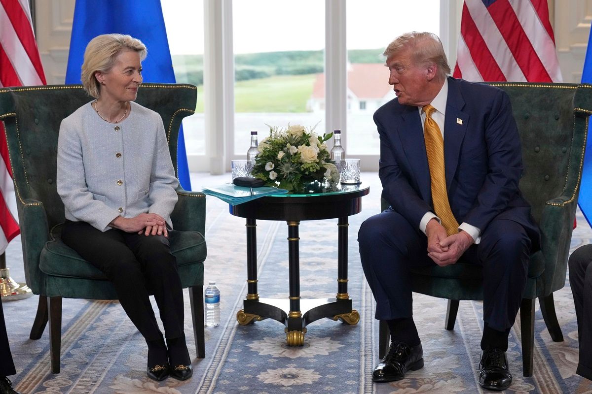 VON DER LEYEN, Ursula; TRUMP, Donald