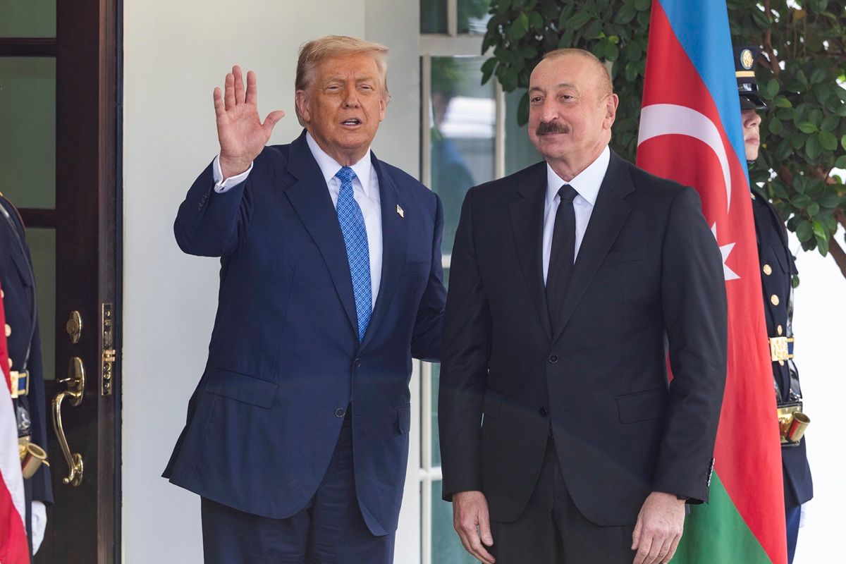 béke elnöke TRUMP, Donald; ALIYEV, Ilham