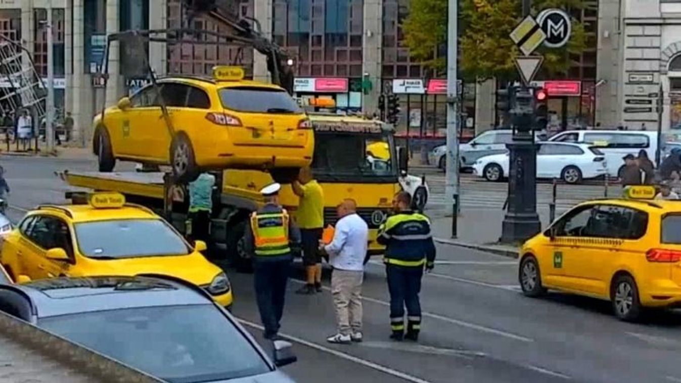 Taxisok a tilosban, elszállítják a blokádra készülők autóit (Frissítve!)