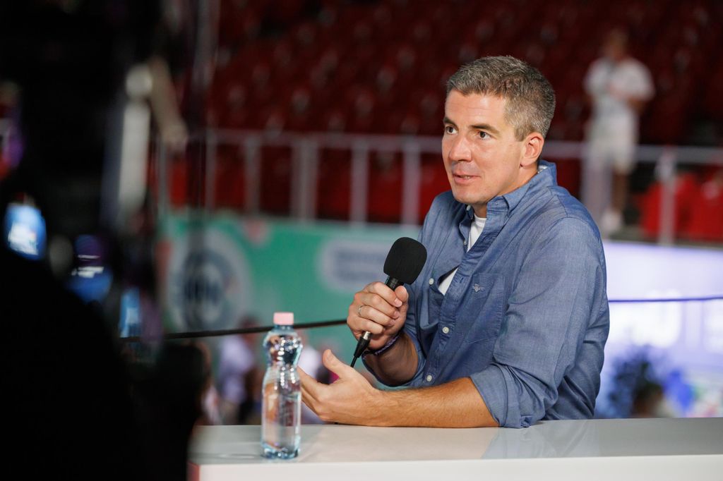 20250920 -- A Digitális Polgári Körök első országos találkozója, a Papp László Sportarénában. Kocsis Máté // fotó: Hatlaczki Balázs
