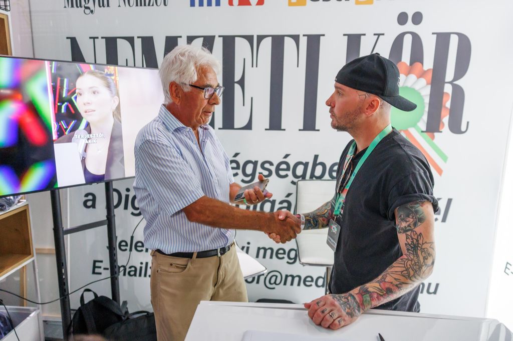 20250920 -- A Digitális Polgári Körök első országos találkozója, a Papp László Sportarénában. Dezse Balázs // fotó: Hatlaczki Balázs