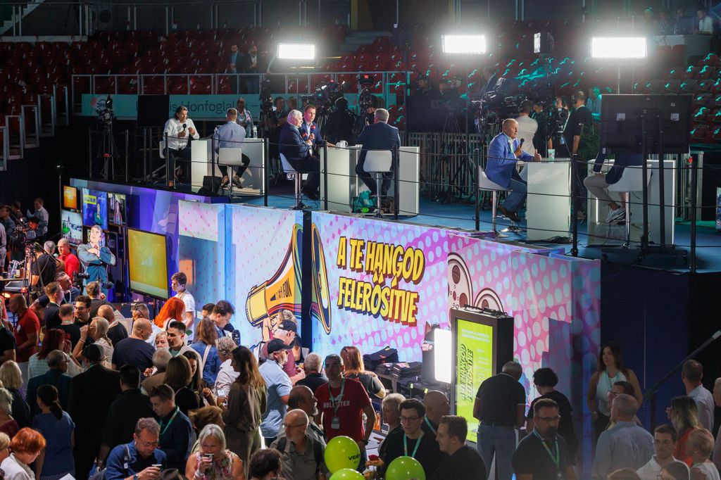 20250920 -- A Digitális Polgári Körök első országos találkozója, a Papp László Sportarénában. // fotó: Hatlaczki Balázs