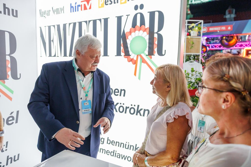 20250920 -- A Digitális Polgári Körök első országos találkozója, a Papp László Sportarénában. Gajdics Ottó // fotó: Hatlaczki Balázs