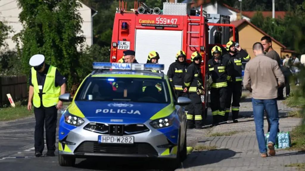 Lublin a lengyel dróntámadás után