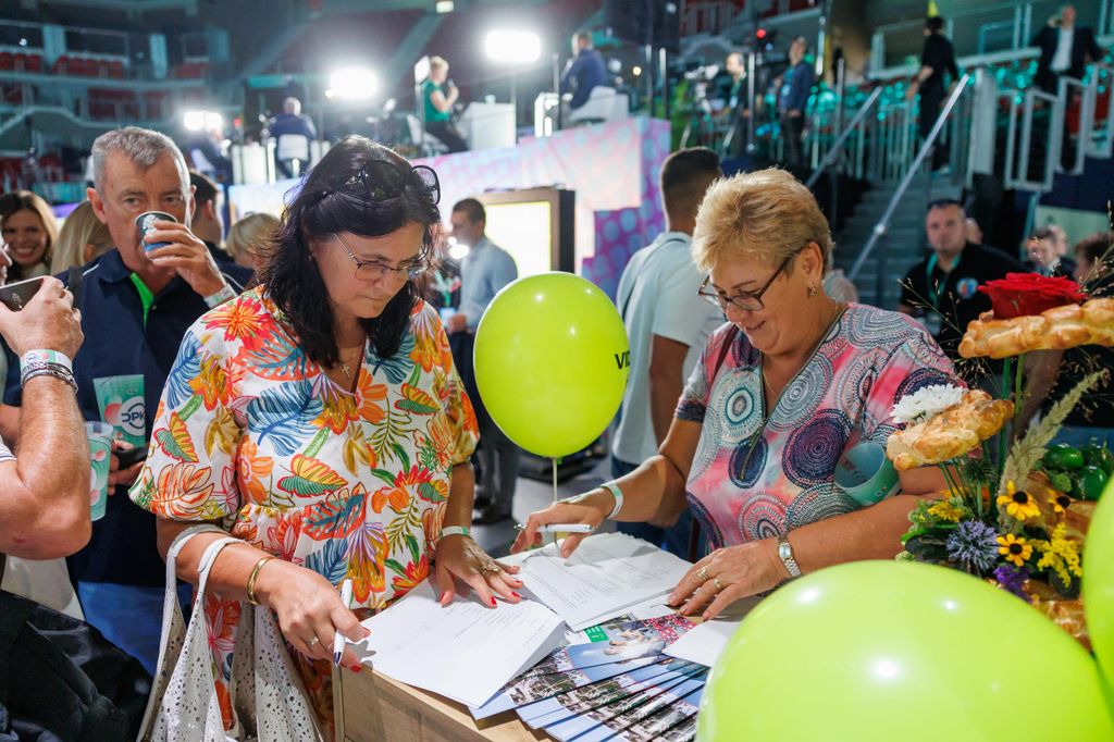 20250920 -- A Digitális Polgári Körök első országos találkozója, a Papp László Sportarénában. // fotó: Hatlaczki Balázs
