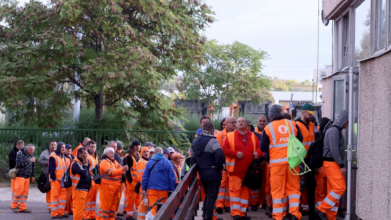 Sztrájkolnak reggel ótak a fővárosi szemétszállítók
