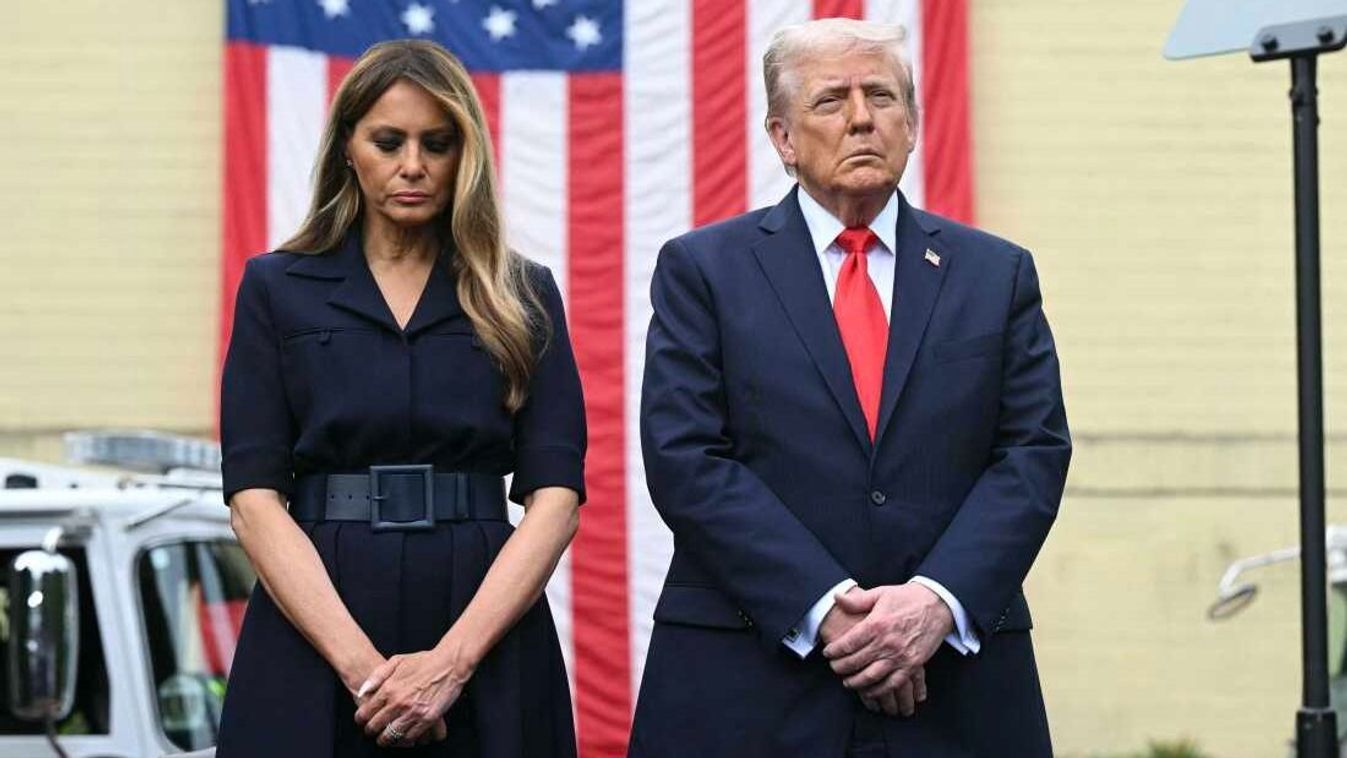 Trump gépe is megérkezett Charlie Kirk temetésére
