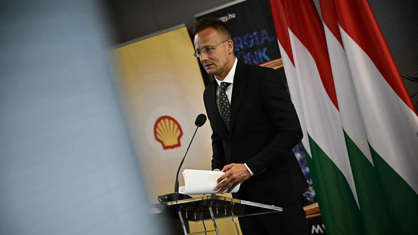 Szijjártó Péter: Magyarország hosszú távú földgázvásárlási szerződést írt alá a Shell-lel