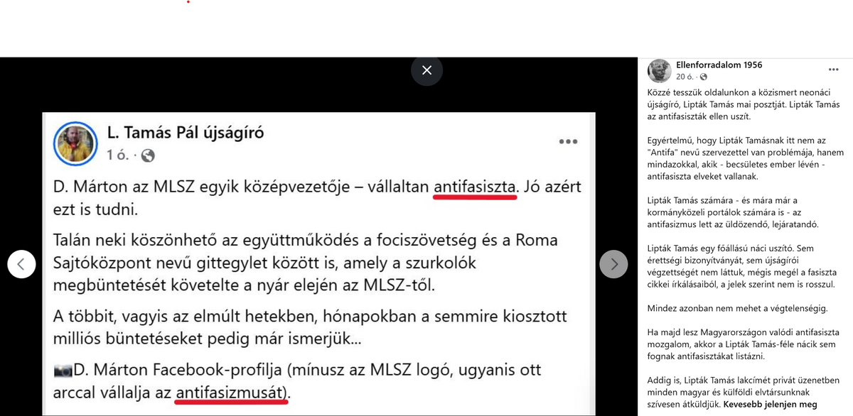 Lipták Tamás, Ellenforradalom 1956