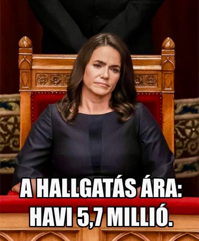 Idegbajt okozott Novák Katalin messziről is Fekete-Győr Andrásnak.