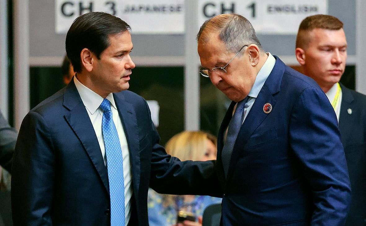 Lavrov, Rubio, orosz, amerikai