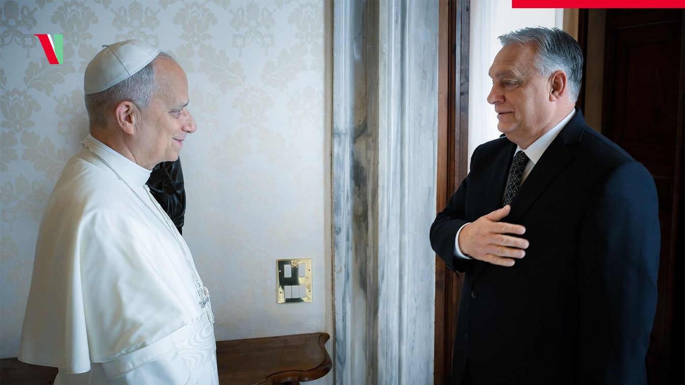 A békéről egyeztetett Orbán Viktor XIV. Leó pápával