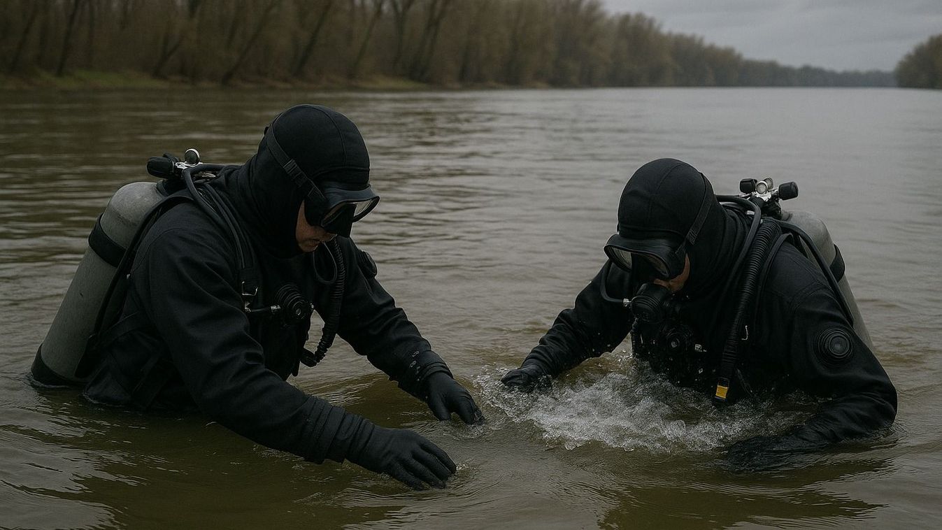 Titkos kutatás Dunaharasztinál, még búvárokkal is keresnek valakit a rendőrök