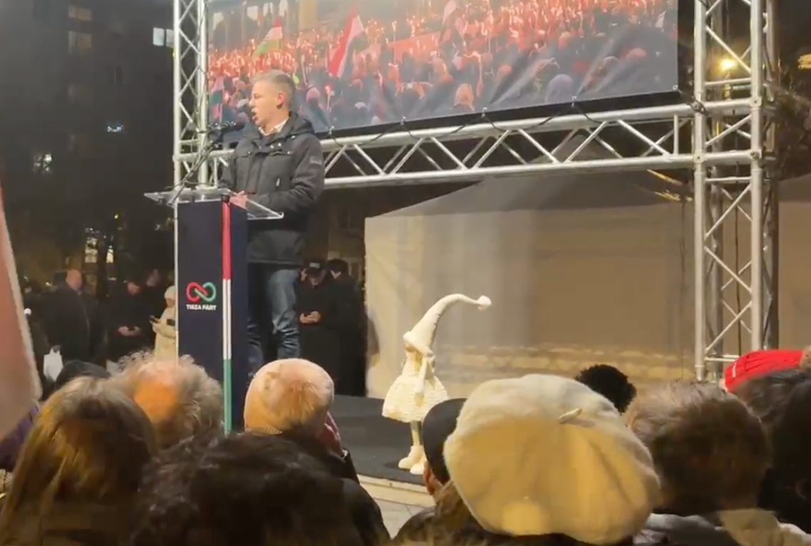 adventi gyertyagyújtás, Tisza, Magyar Péter