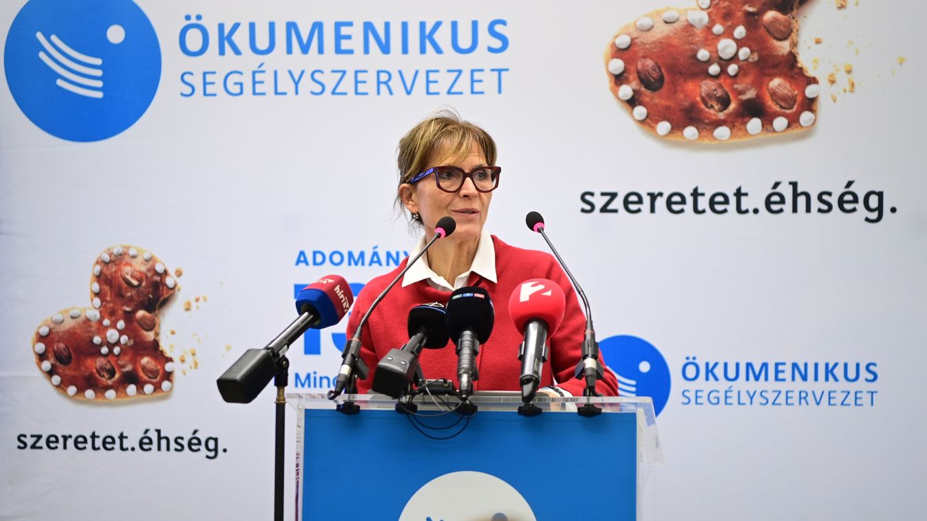 Advent 2025: Lévai Anikó az Ökumenikus Segélyszervezet adománygyűjtésének nyitórendezvényén – „Erős közösség vesz körül bennünket”