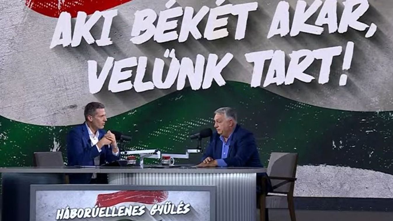 Orbán Viktor is felszólal ma Győrben a háborúellenes gyűlésen