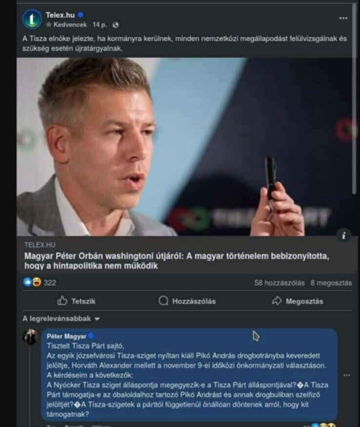 Magyar Péter éppen felkérdezi a saját pártját