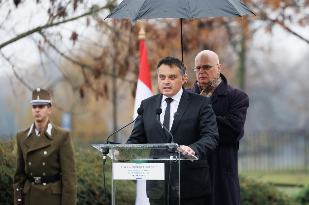 20251125 -- A Szovjetunióba Hurcolt Magyar Politikai Rabok és Kényszermunkások Emléknapja. Latorczai Csaba // fotó: Hatlaczki Balázs