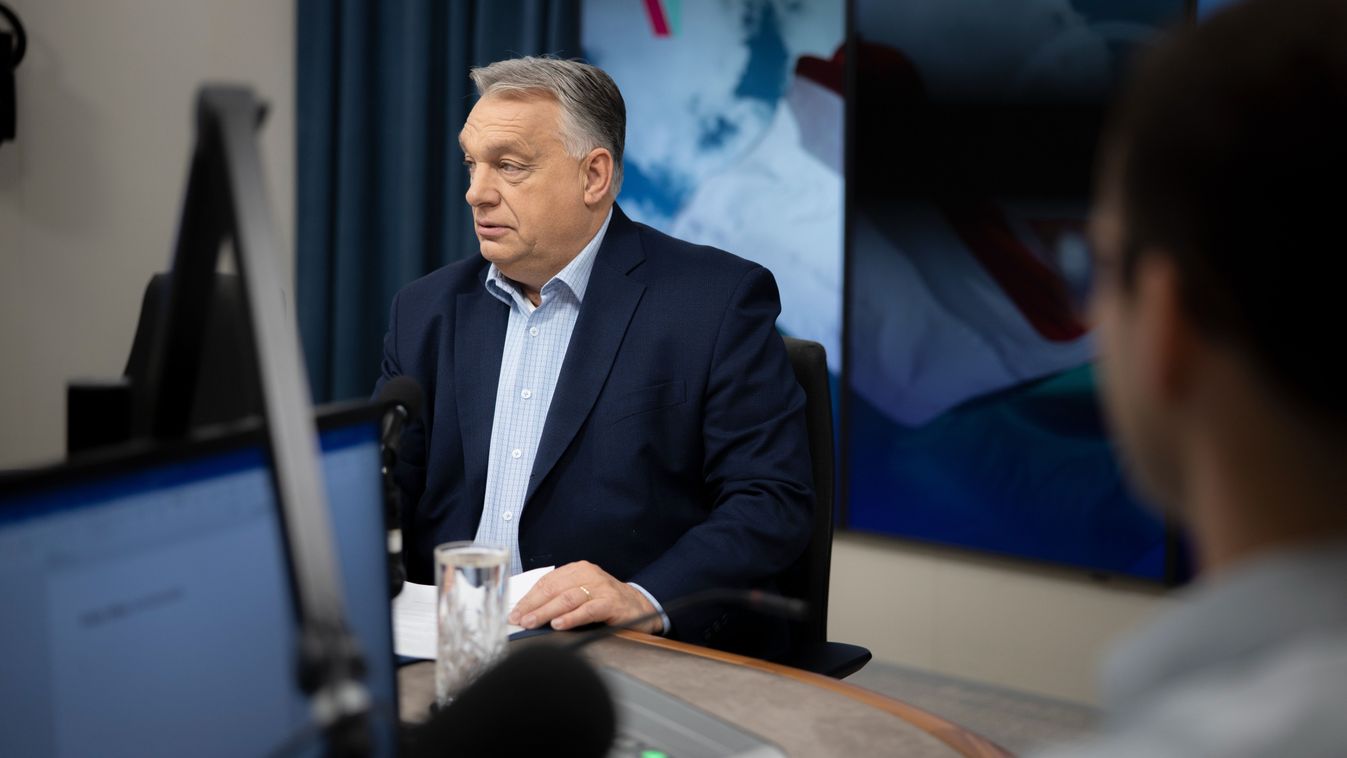 Orbán Viktor a Kossuth Rádióban – Nézzék vissza nálunk a kormányfő pénteki interjúját!