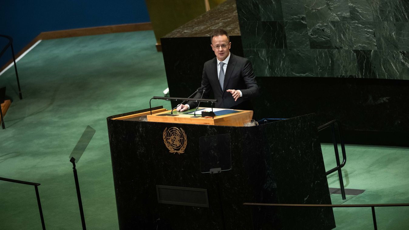 Szijjártó Péter: a világnak a békés fejlődés és önmaga pusztulása között kell választania