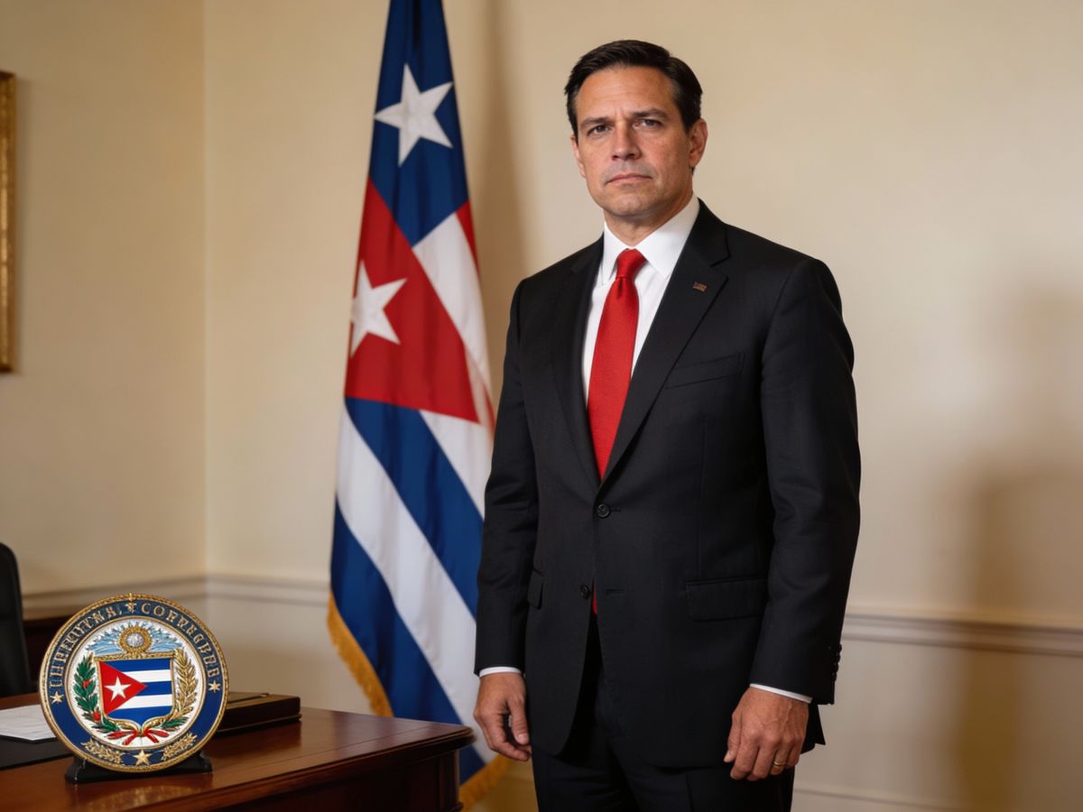 Marco Rubio Kuba elnökeként.