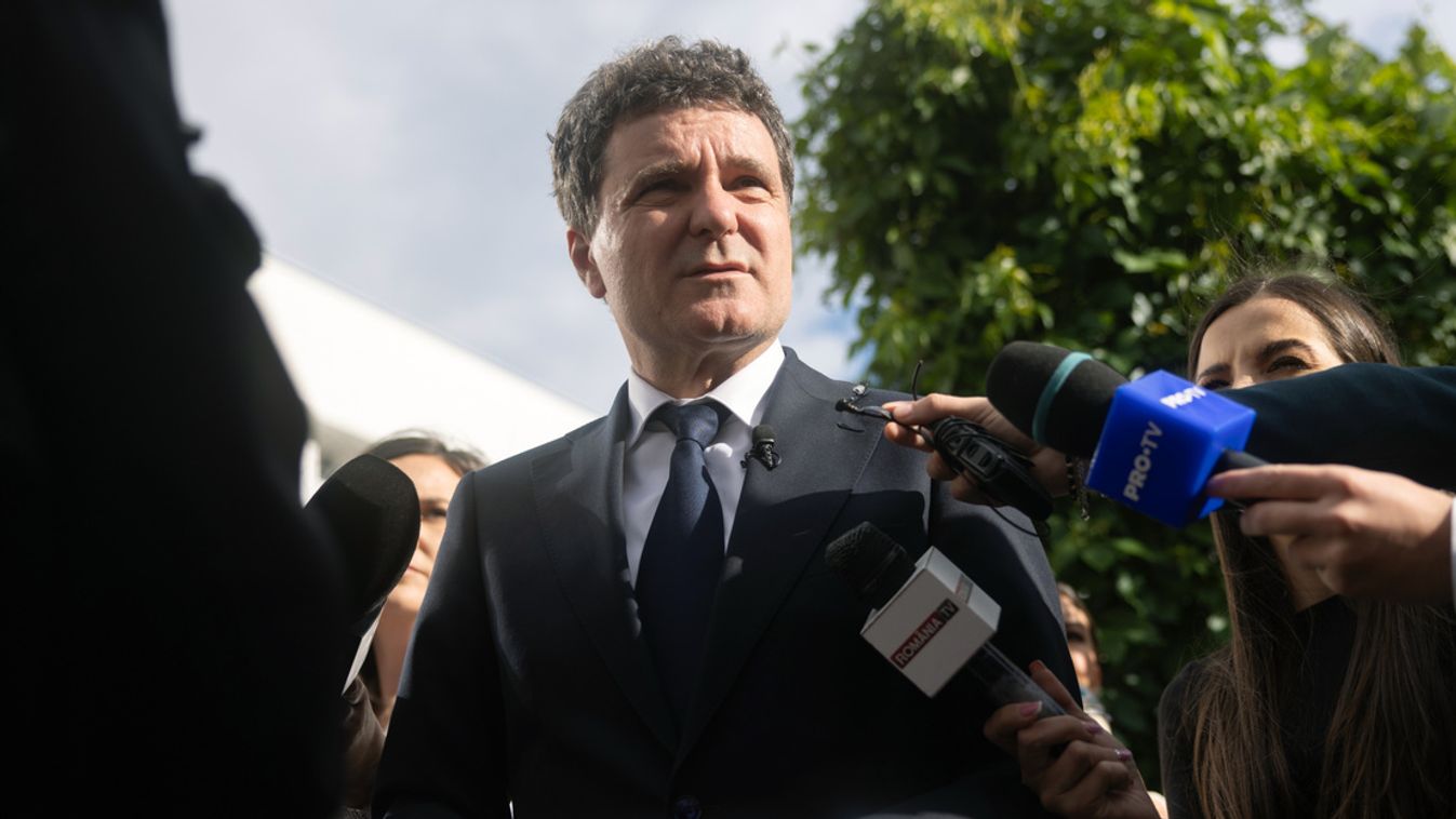 Nicusor Dan. Fotó: Bloomberg / Getty Images